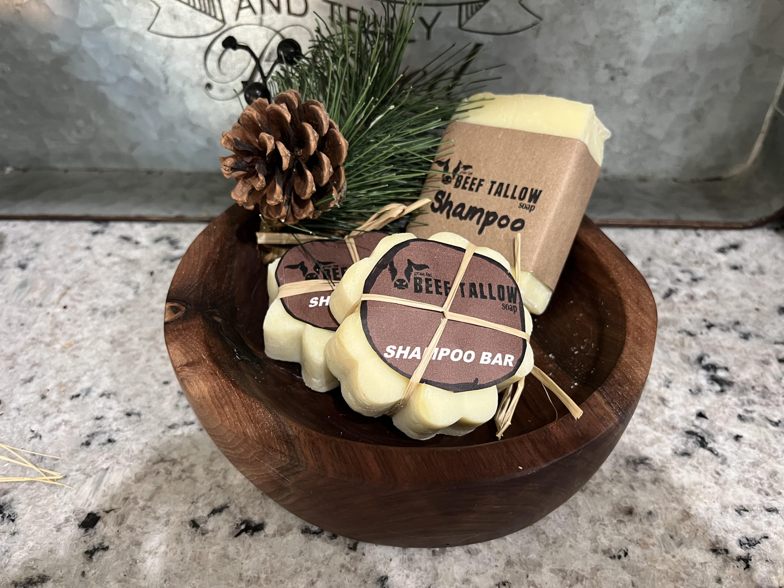 Grass-fed Beef Tallow Shampoo Bars