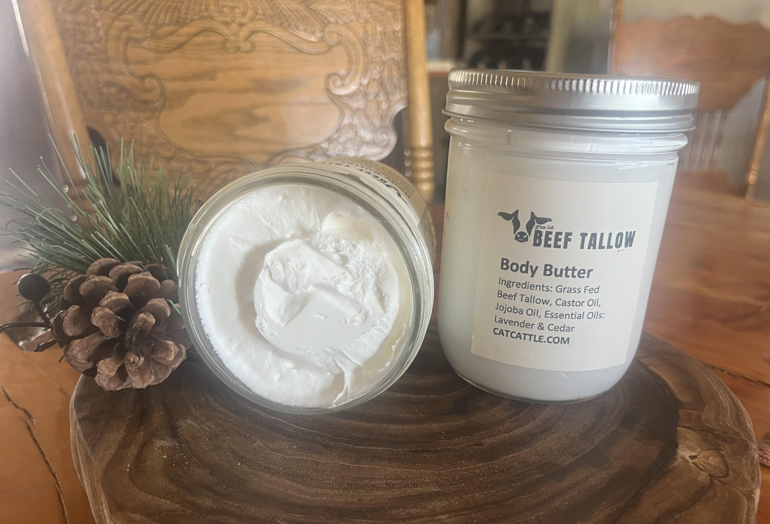 Grass-fed Beef Tallow Body Butter